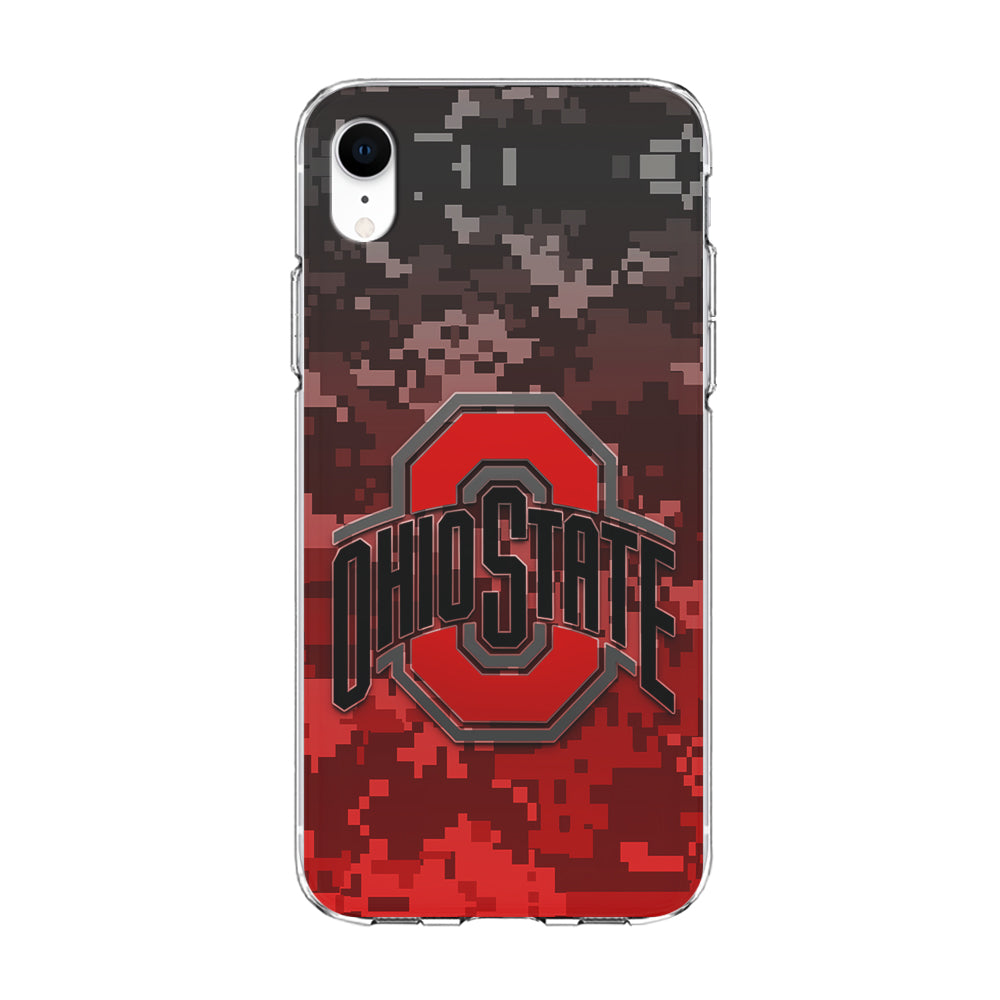 Ohio State Pixel Art iPhone XR Case-Phone Case-Clear Soft Case-Altracase