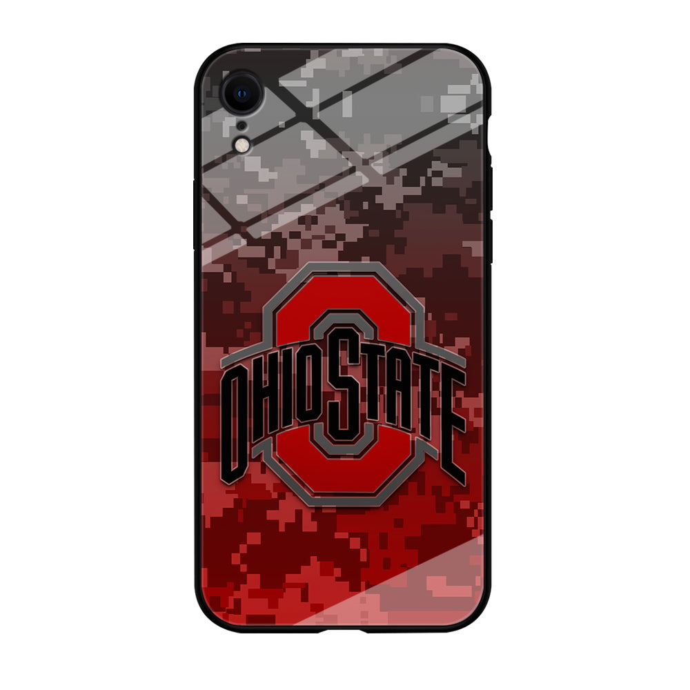 Ohio State Pixel Art iPhone XR Case-Phone Case-Tempered Glass Case-Altracase