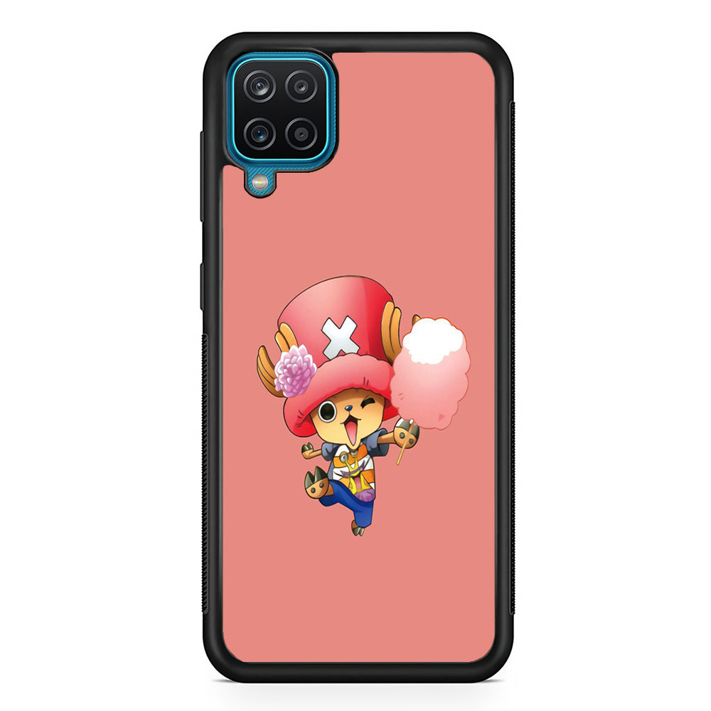 One Piece - Tony Tony Chopper 002 Samsung Galaxy A12 Case-Phone Case-Rubber Black (2D Case)-Altracase