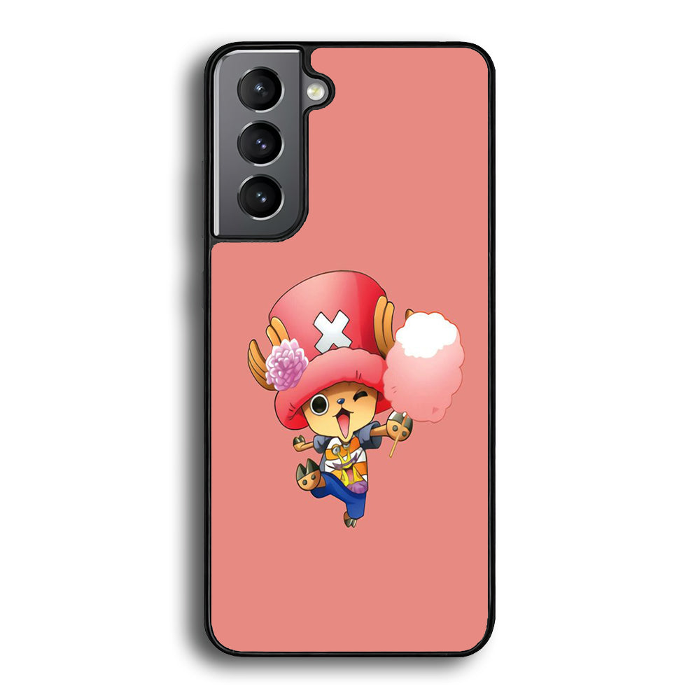 One Piece - Tony Tony Chopper 002 Samsung Galaxy S24 Case-Phone Case-Rubber Black (2D Case)-Altracase