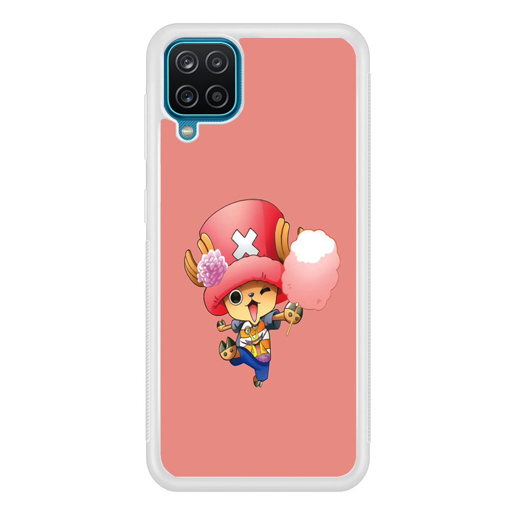 One Piece - Tony Tony Chopper 002 Samsung Galaxy A12 Case-Phone Case-Rubber White (2D Case)-Altracase