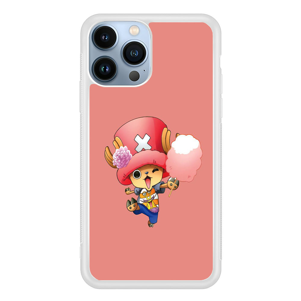One Piece - Tony Tony Chopper 002 iPhone 15 Pro Max Case-Phone Case-Rubber White (2D Case)-Altracase