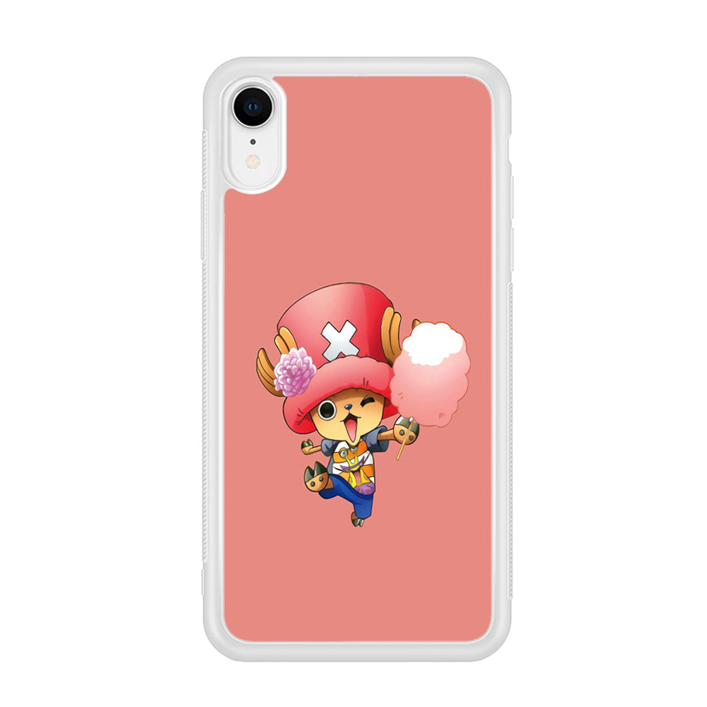 One Piece - Tony Tony Chopper 002 iPhone XR Case-Phone Case-Rubber White (2D Case)-Altracase