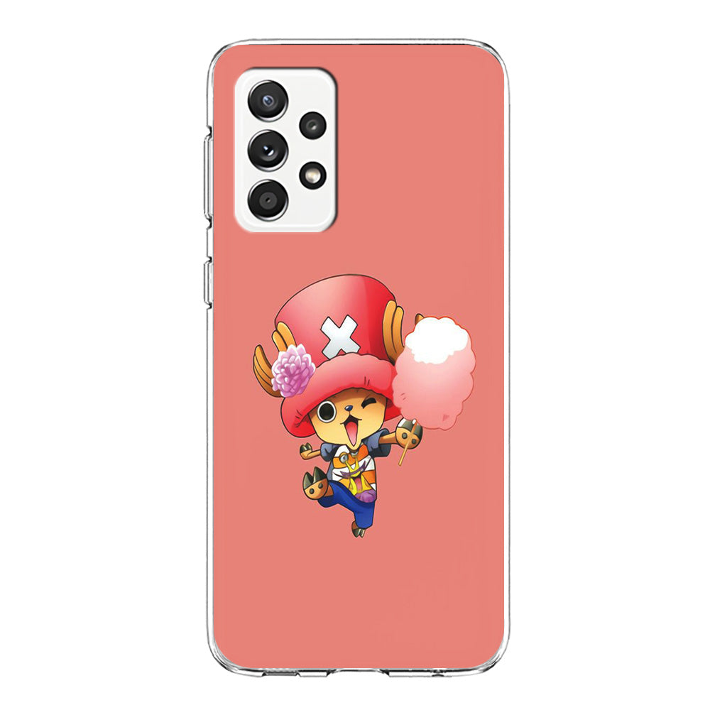One Piece - Tony Tony Chopper 002 Samsung Galaxy A72 Case-Phone Case-Clear Soft Case-Altracase