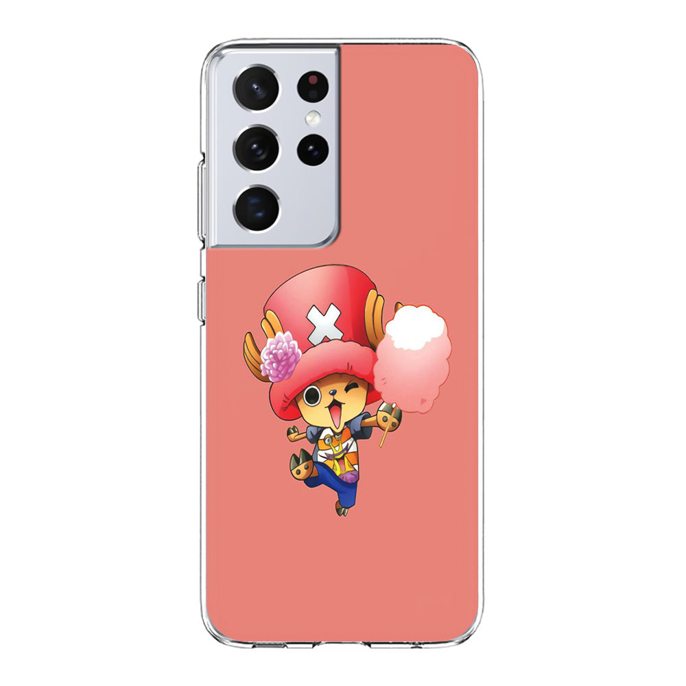 One Piece - Tony Tony Chopper 002 Samsung Galaxy S24 Ultra Case-Phone Case-Clear Soft Case-Altracase