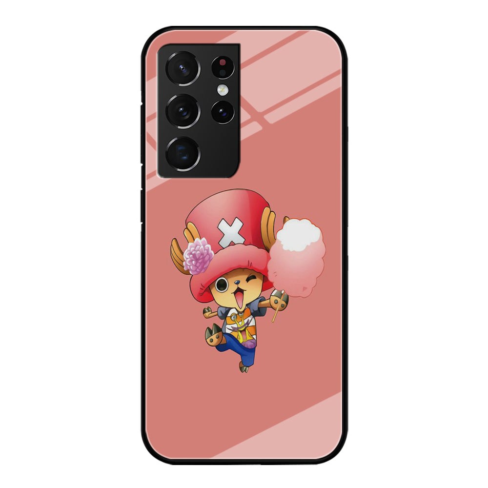 One Piece - Tony Tony Chopper 002 Samsung Galaxy S22 Ultra Case-Phone Case-Tempered Glass Case-Altracase