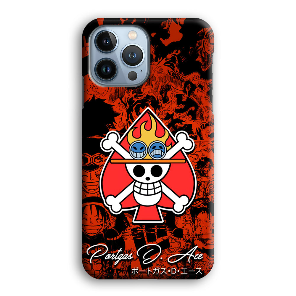 ne Piece Ace Logo Comic iPhone 15 Pro Case-Phone Case-3D Case-Altracase