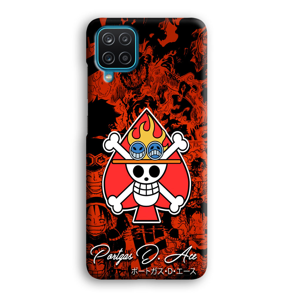 One Piece Ace Logo Comic Samsung Galaxy A12 Case-Phone Case-3D Case-Altracase