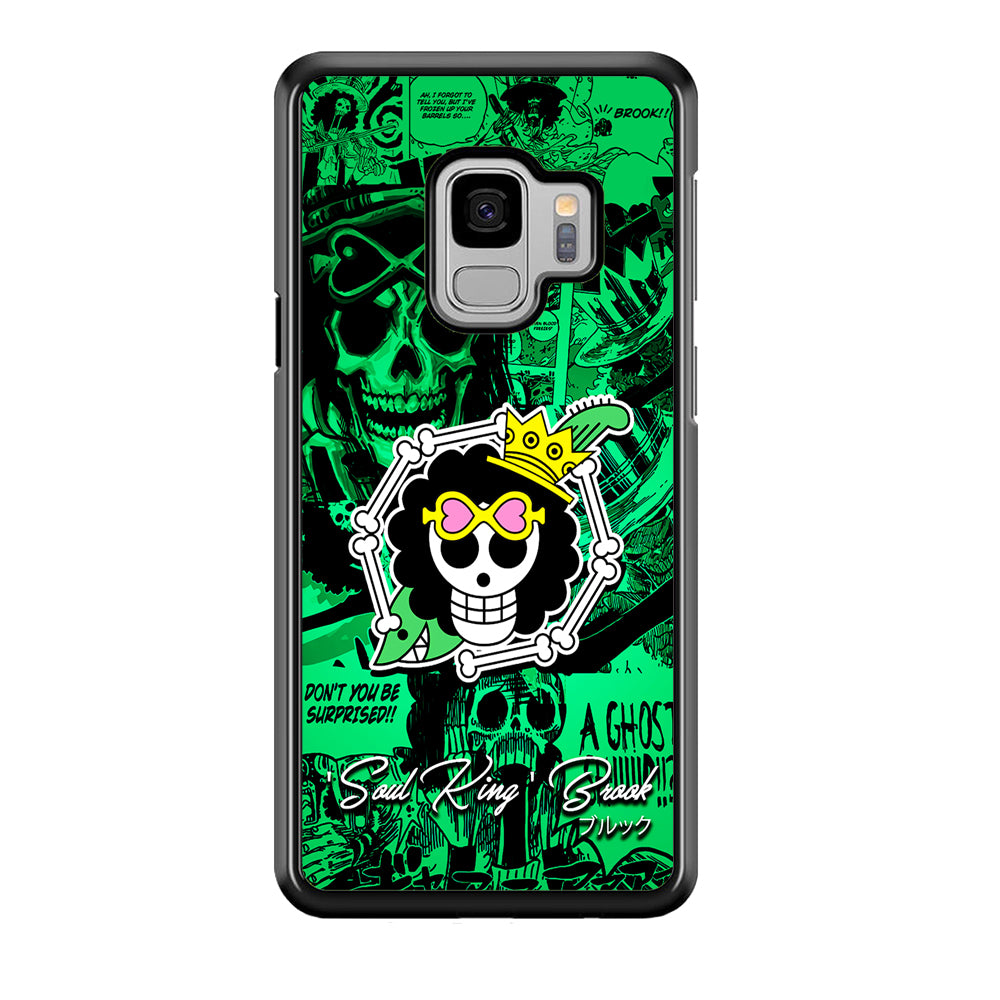 One Piece Brook Logo Comic Samsung Galaxy S9 Case-Phone Case-Tempered Glass Case-Altracase