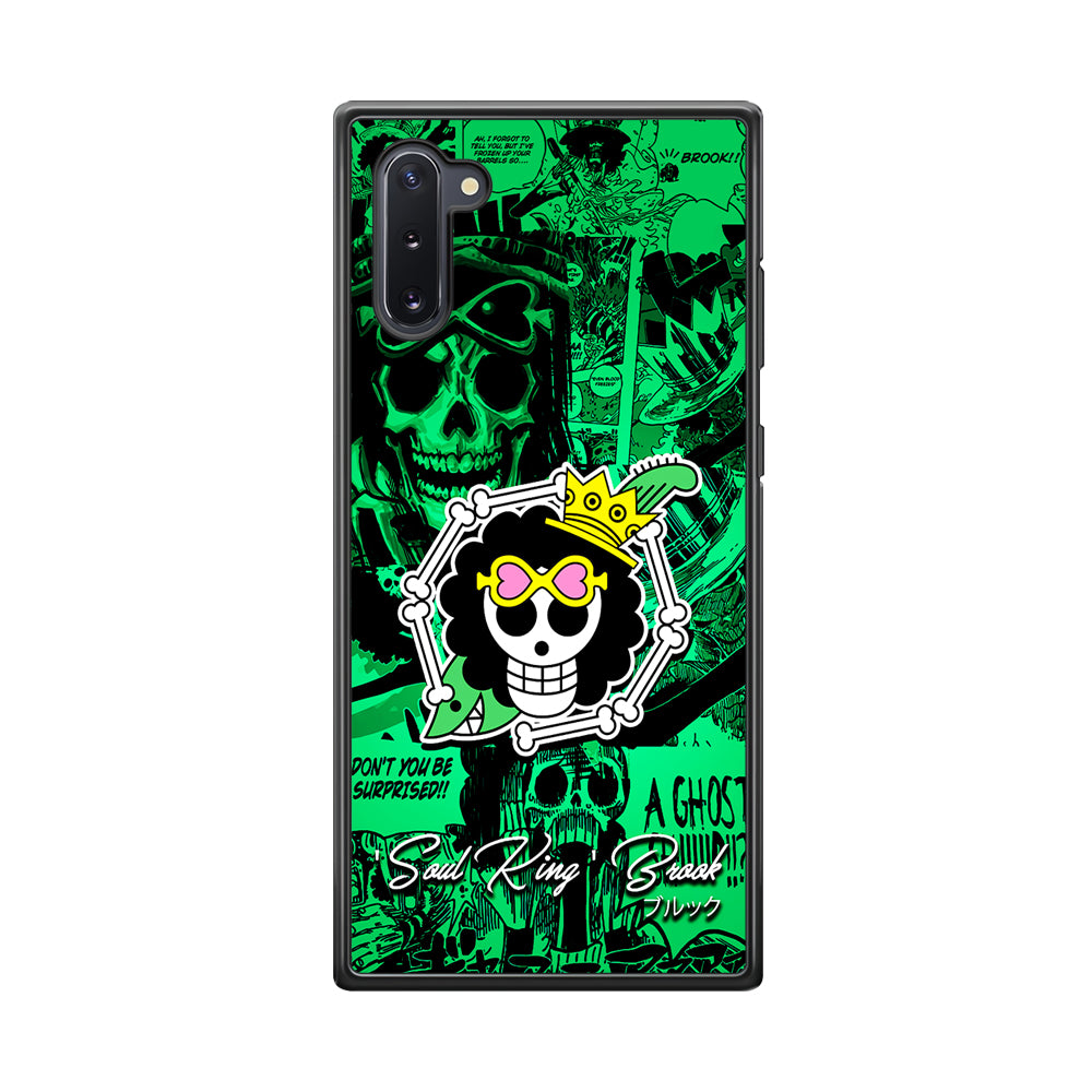 One Piece Brook Logo Comic Samsung Galaxy Note 10 Case-Phone Case-Tempered Glass Case-Altracase