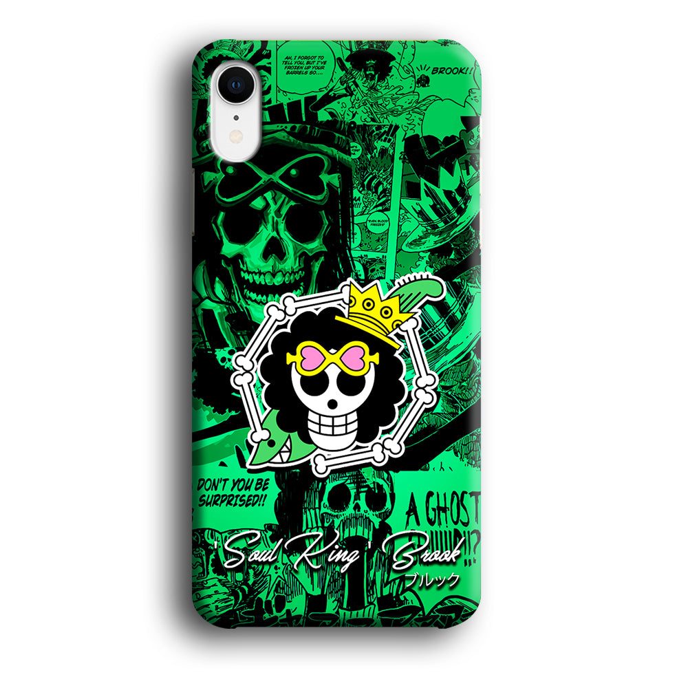 One Piece Brook Logo Comic iPhone XR Case-Phone Case-3D Case-Altracase