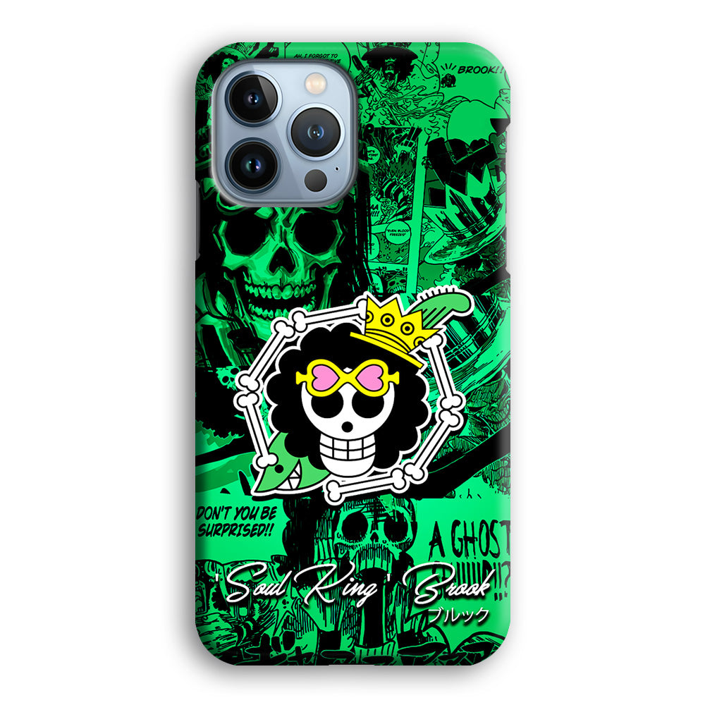 One Piece Brook Logo Comic iPhone 15 Pro Max Case-Phone Case-3D Case-Altracase