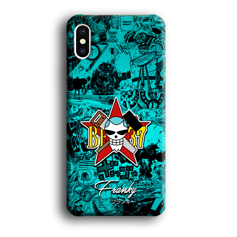 One Piece Franky Logo Comic iPhone Xs Case-Phone Case-3D Case-Altracase