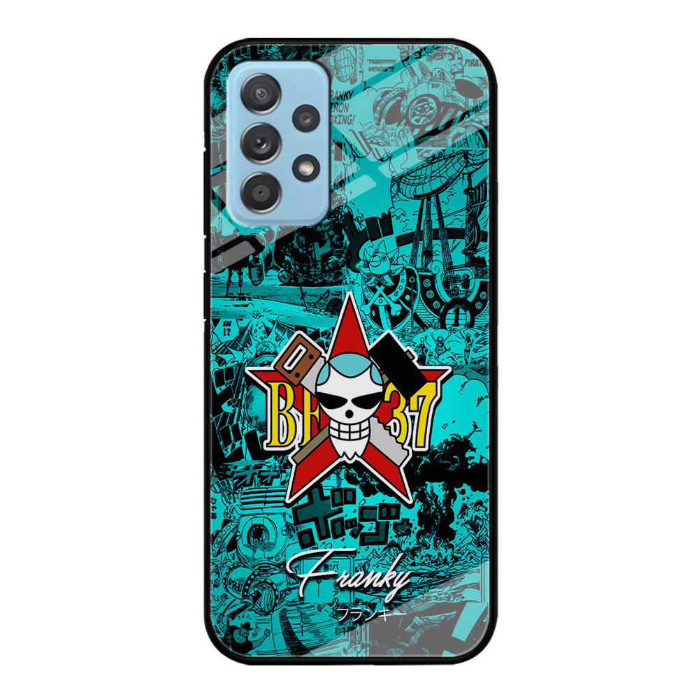 One Piece Franky Logo Comic Samsung Galaxy A52 Case-Phone Case-Tempered Glass Case-Altracase