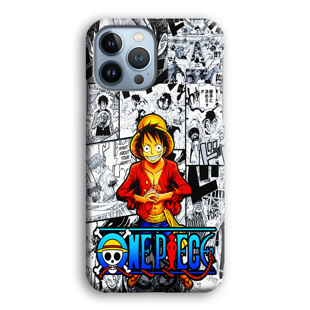One Piece Luffy Comic iPhone 15 Pro Max Case-Phone Case-3D Case-Altracase
