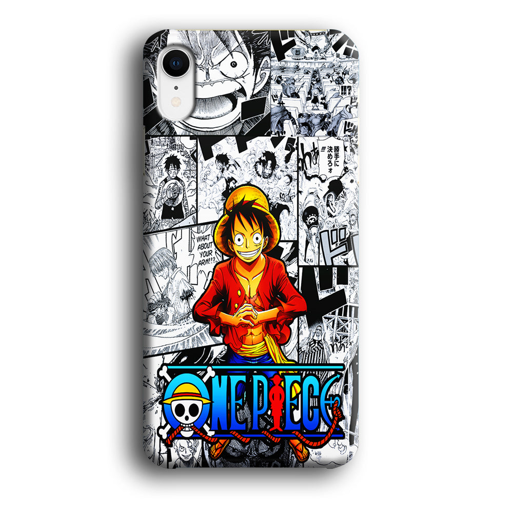 One Piece Luffy Comic iPhone XR Case-Phone Case-3D Case-Altracase