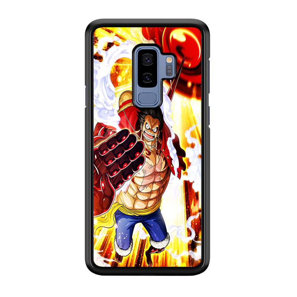 One Piece Luffy Gear Fourth Samsung Galaxy S9 Plus Case-Phone Case-Rubber Black (2D Case)-Altracase