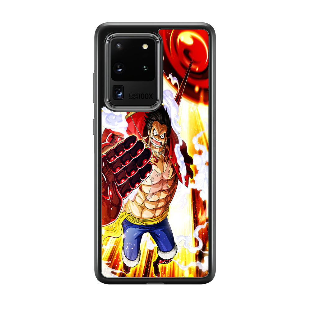 One Piece Luffy Gear Fourth Samsung Galaxy S20 Ultra Case-Phone Case-Tempered Glass Case-Altracase