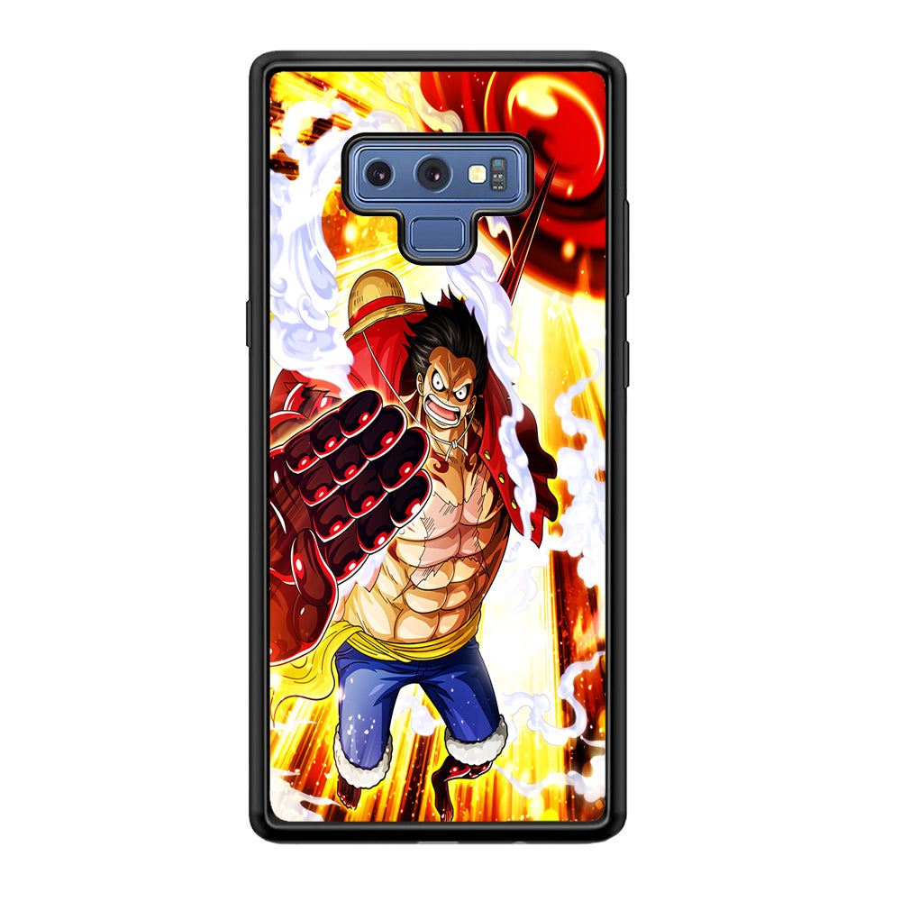 One Piece Luffy Gear Fourth Samsung Galaxy Note 9 Case-Phone Case-Rubber Black (2D Case)-Altracase