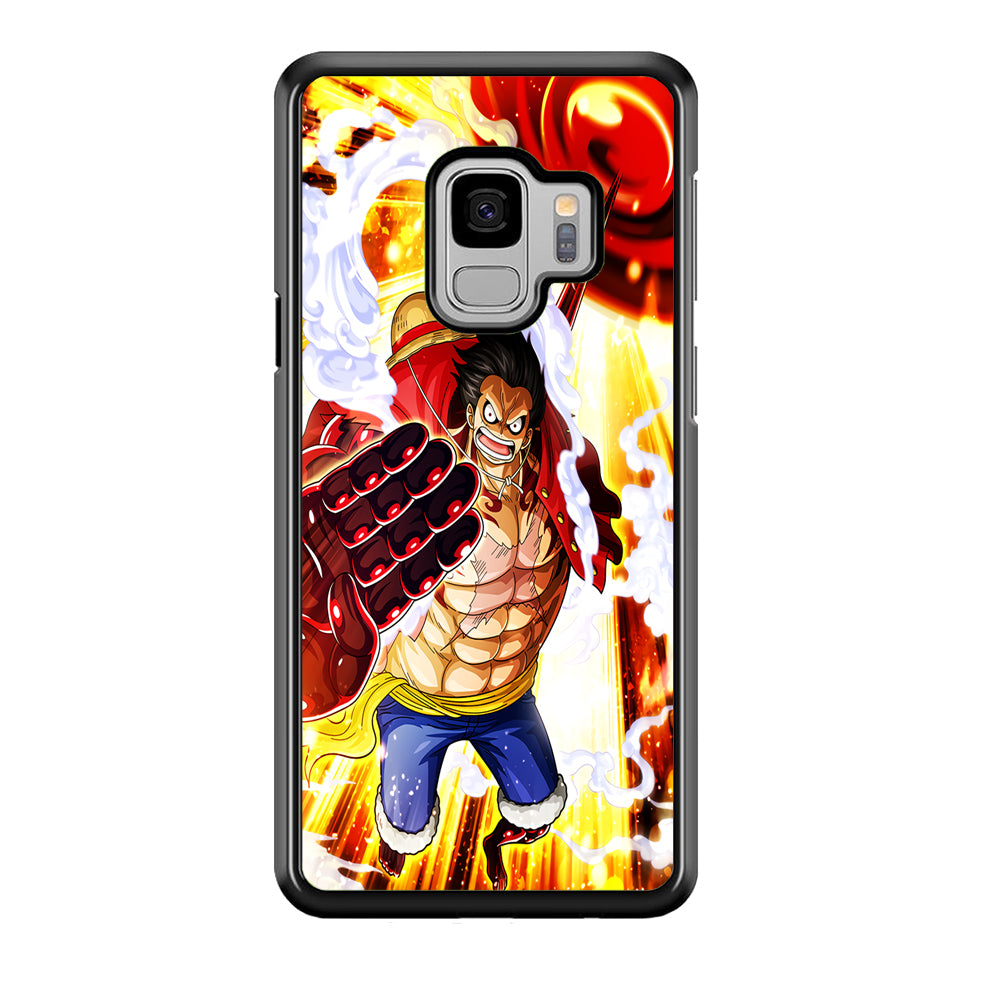 One Piece Luffy Gear Fourth Samsung Galaxy S9 Case-Phone Case-Rubber Black (2D Case)-Altracase