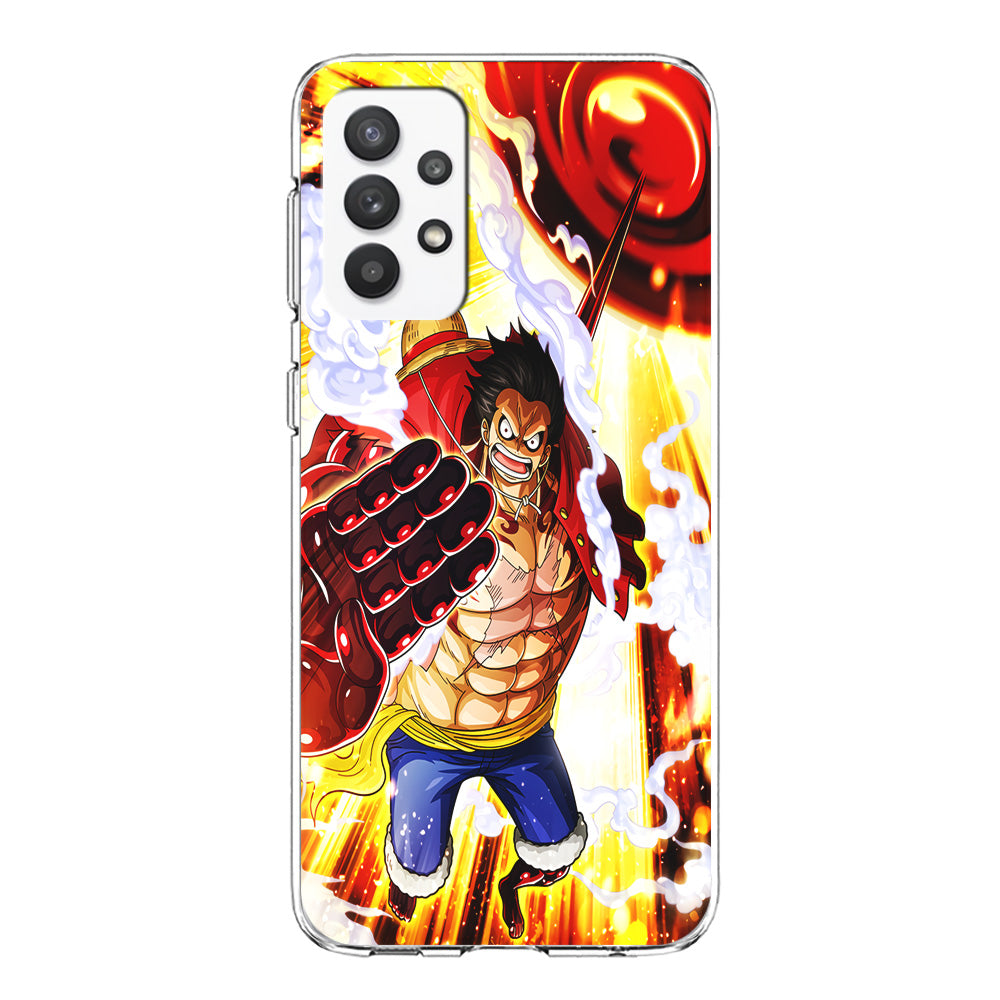 One Piece Luffy Gear Fourth Samsung Galaxy A32 Case-Phone Case-Clear Soft Case-Altracase