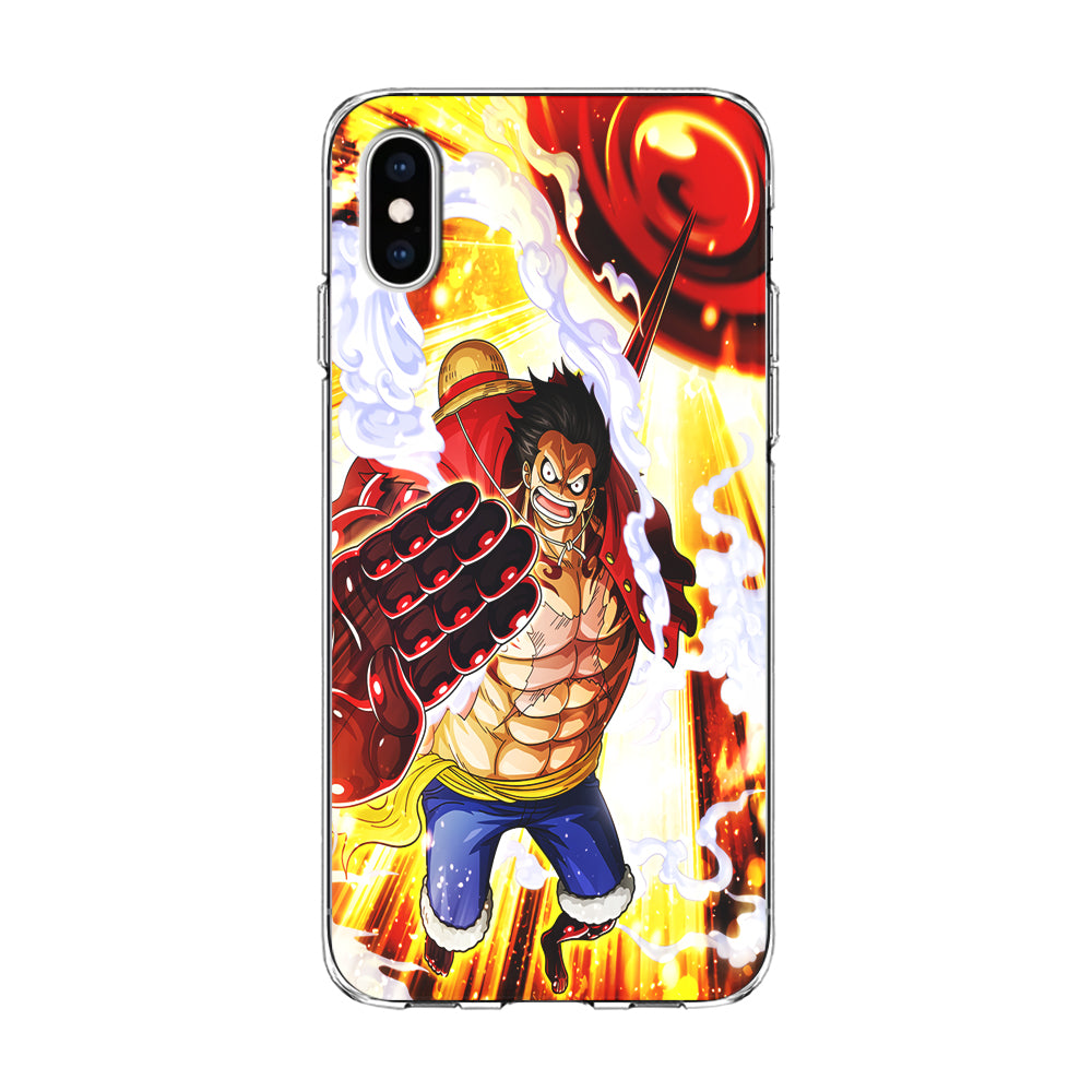 One Piece Luffy Gear Fourth iPhone Xs Case-Phone Case-Clear Soft Case-Altracase