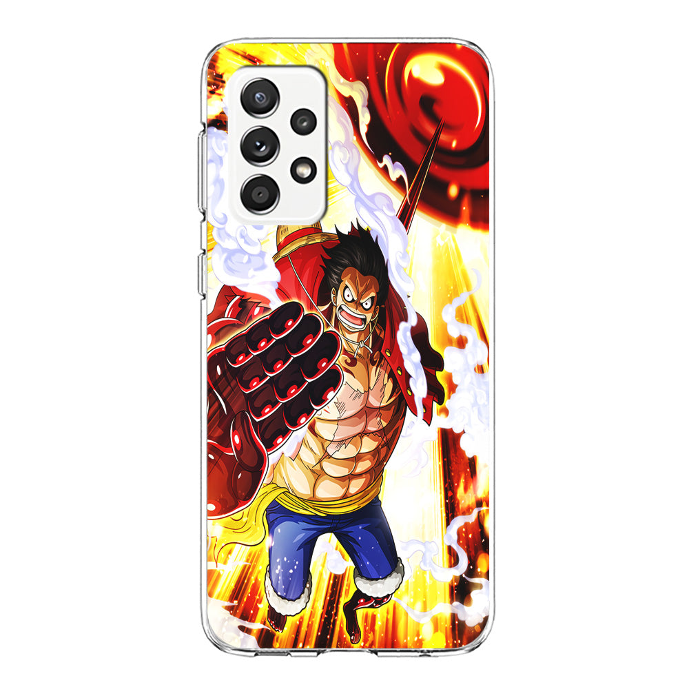 One Piece Luffy Gear Fourth Samsung Galaxy A72 Case-Phone Case-Clear Soft Case-Altracase