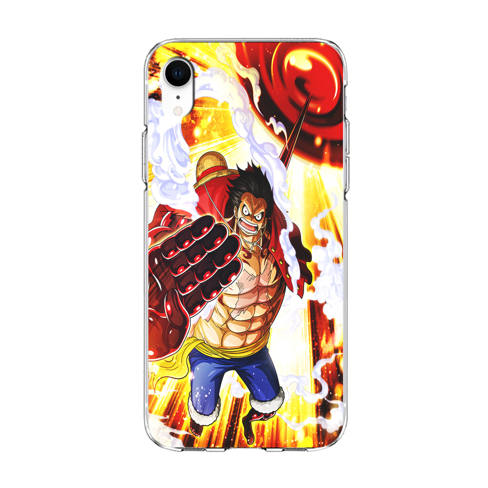 One Piece Luffy Gear Fourth iPhone XR Case-Phone Case-Clear Soft Case-Altracase