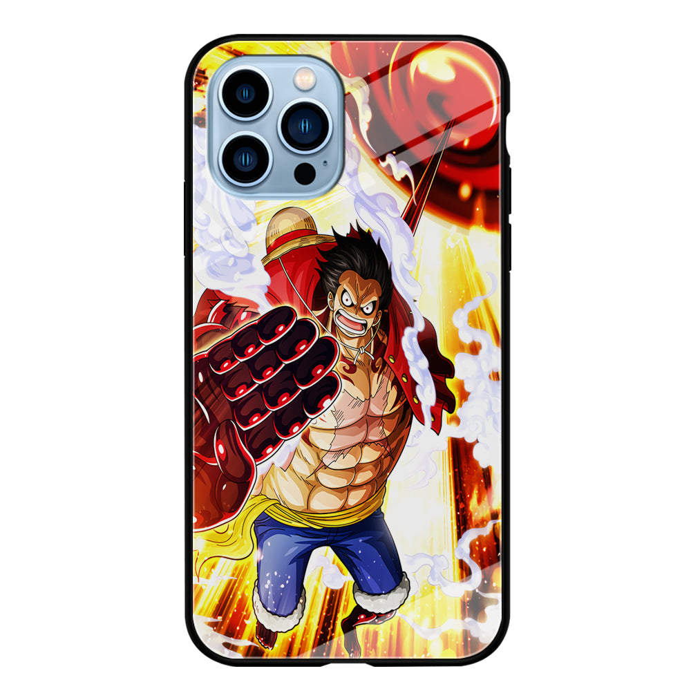 One Piece Luffy Gear Fourth iPhone 14 Pro Max Case-Phone Case-Tempered Glass Case-Altracase