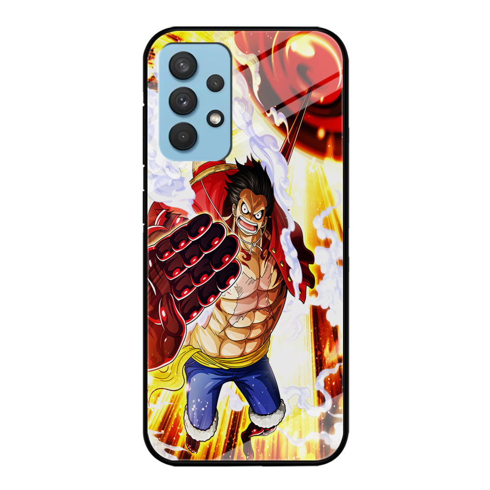 One Piece Luffy Gear Fourth Samsung Galaxy A32 Case-Phone Case-Tempered Glass Case-Altracase