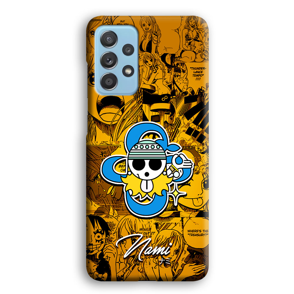 One Piece Nami Logo Comic Samsung Galaxy A72 Case-Phone Case-3D Case-Altracase