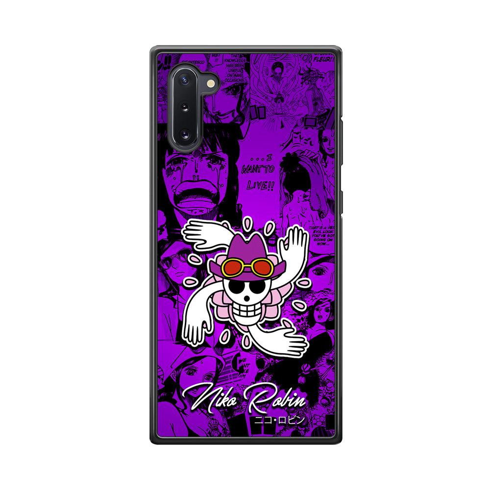 One Piece Robin Comic Samsung Galaxy Note 10 Case-Phone Case-Tempered Glass Case-Altracase