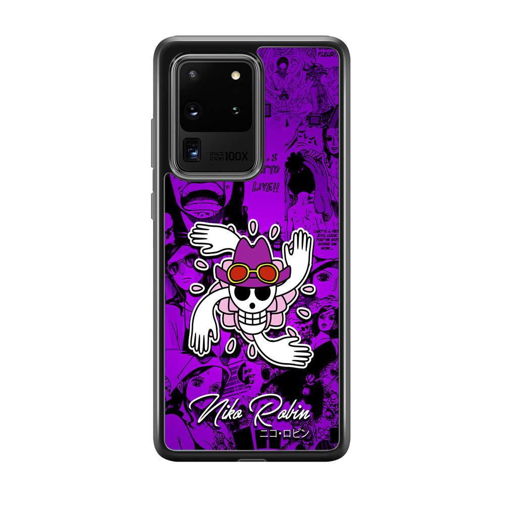 One Piece Robin Comic Samsung Galaxy S20 Ultra Case-Phone Case-Tempered Glass Case-Altracase