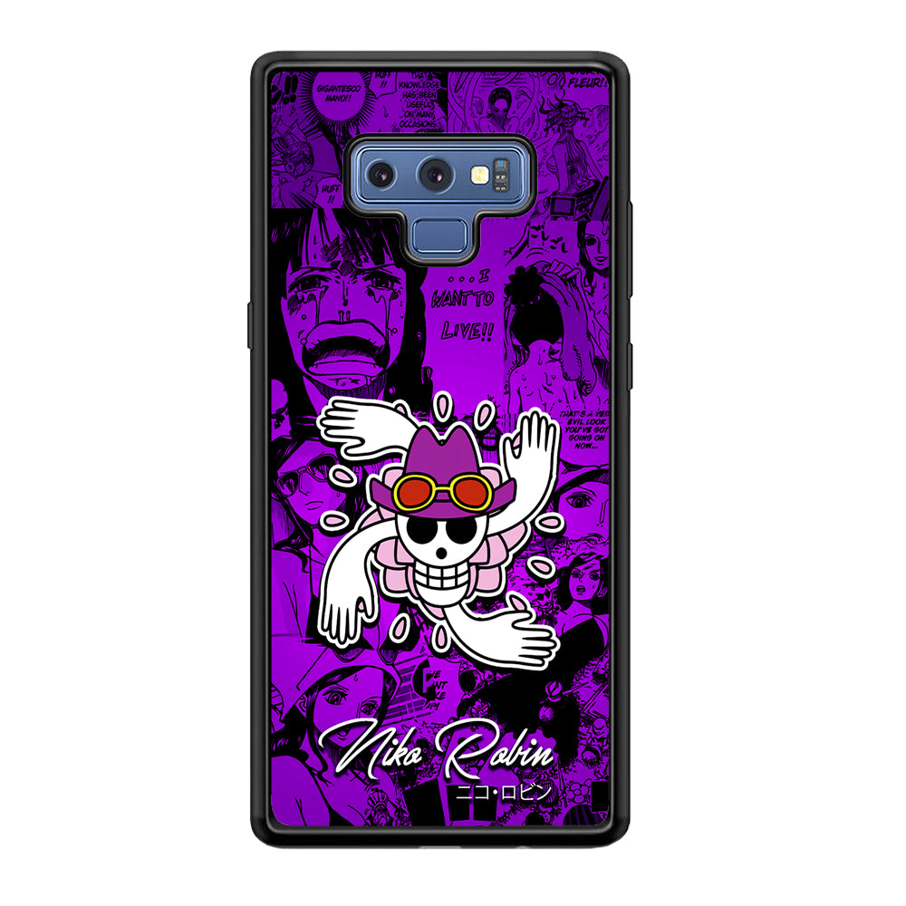 One Piece Robin Comic Samsung Galaxy Note 9 Case-Phone Case-Tempered Glass Case-Altracase