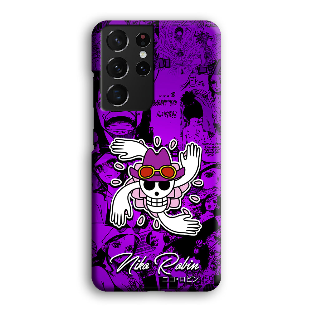 One Piece Robin Comic Samsung Galaxy S21 Ultra Case-Phone Case-3D Case-Altracase