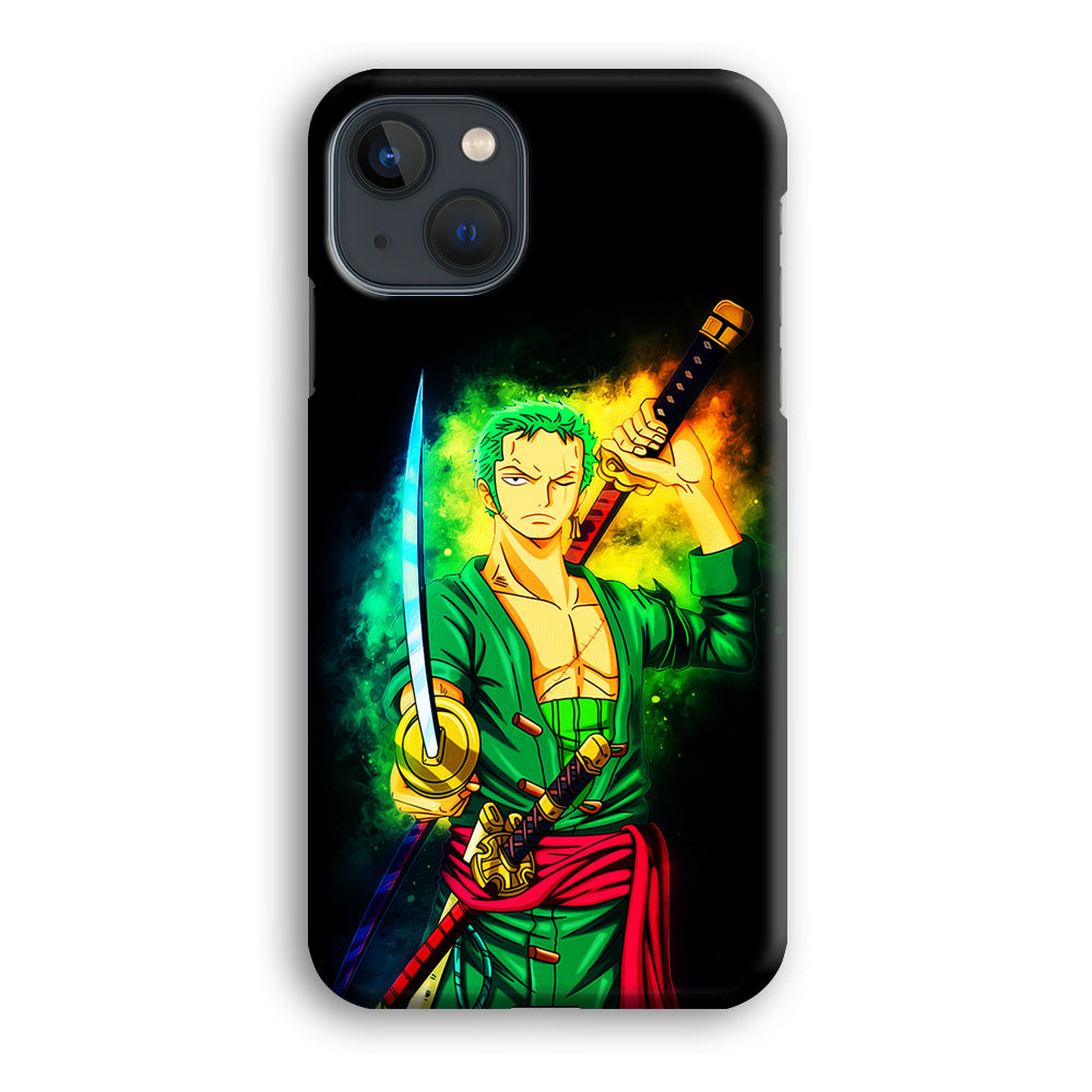 One Piece Roronoa Zoro Art iPhone 13 Mini Case-Phone Case-3D Case-Altracase