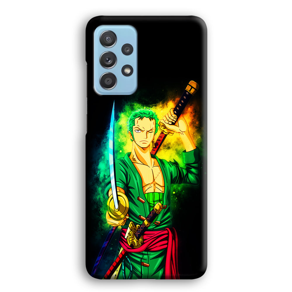 One Piece Roronoa Zoro Art Samsung Galaxy A72 Case-Phone Case-3D Case-Altracase