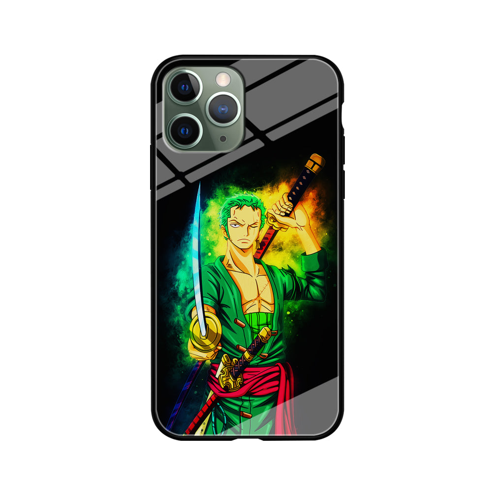 One Piece Sabo Logo Comic iPhone 11 Pro Max Case-Phone Case-Tempered Glass Case-Altracase