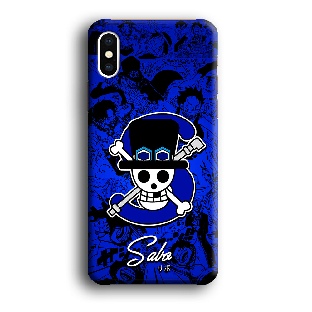 One Piece Sabo Logo Comic iPhone Xs Case-Phone Case-3D Case-Altracase