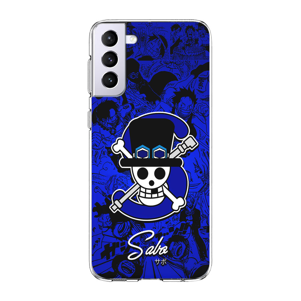 One Piece Sabo Logo Comic Samsung Galaxy S23 Case-Phone Case-Clear Soft Case-Altracase