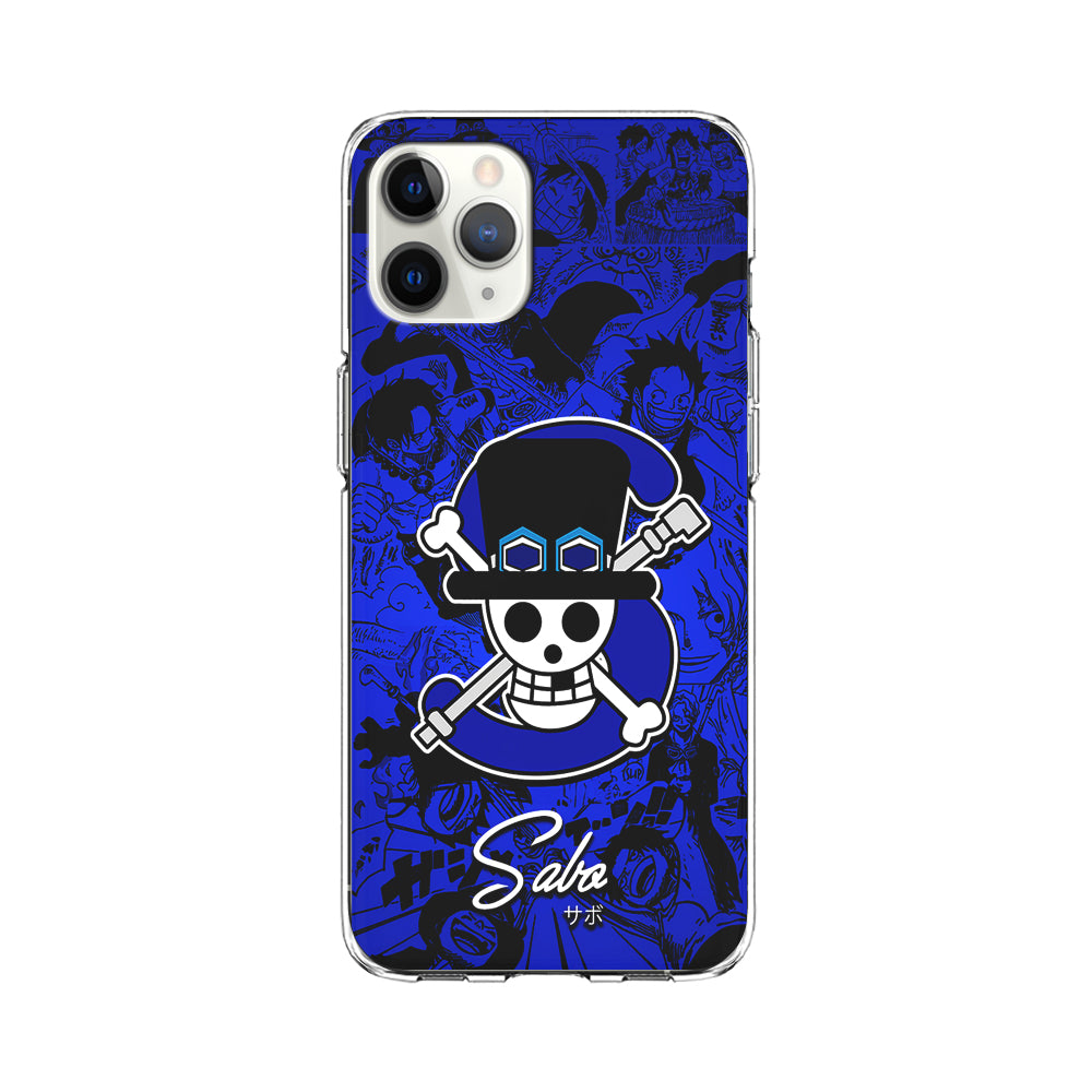 One Piece Sanji Logo Comic iPhone 11 Pro Max Case-Phone Case-Clear Soft Case-Altracase