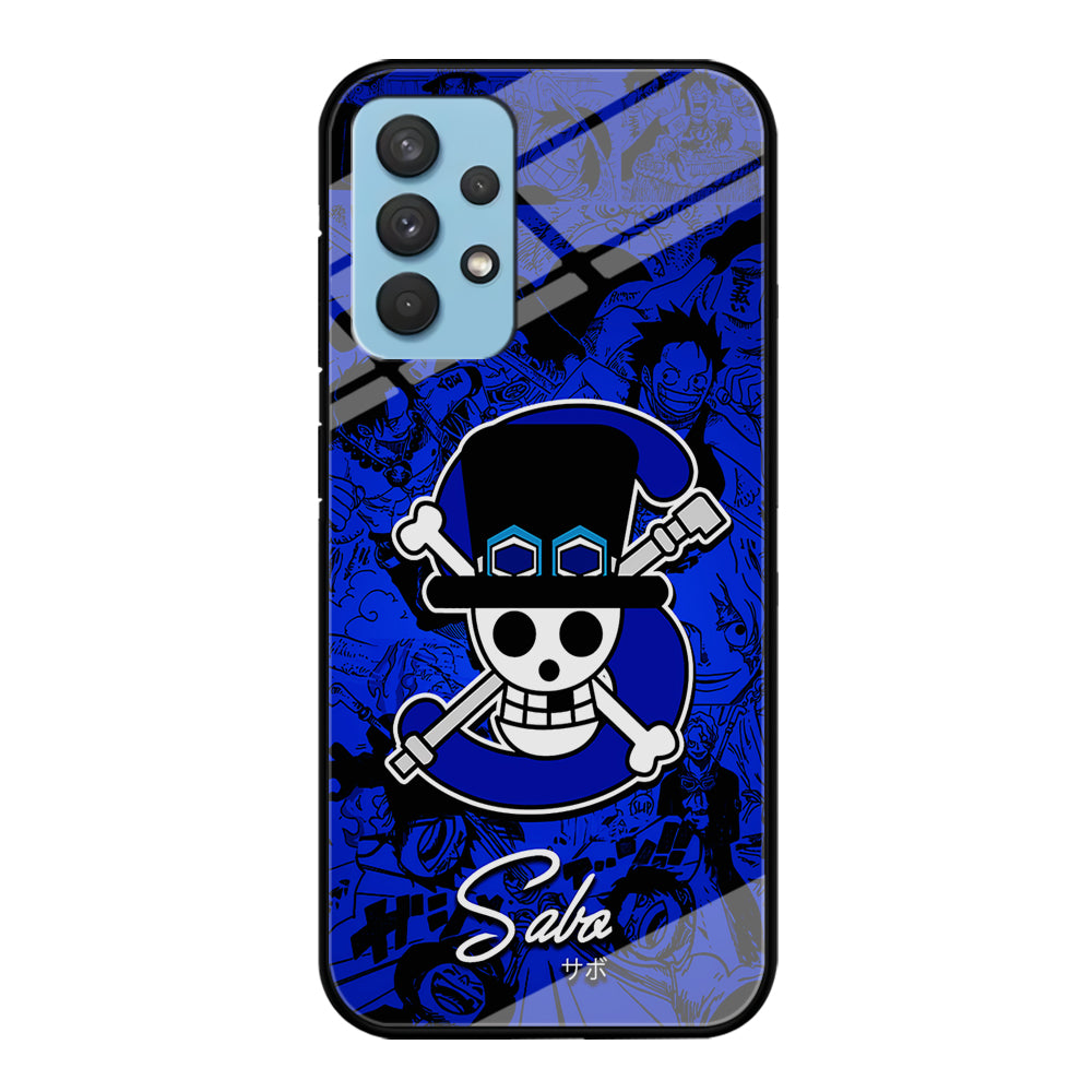 One Piece Sabo Logo Comic Samsung Galaxy A32 Case-Phone Case-Tempered Glass Case-Altracase