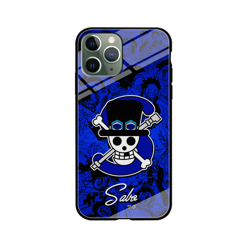 One Piece Sanji Logo Comic iPhone 11 Pro Max Case-Phone Case-Tempered Glass Case-Altracase