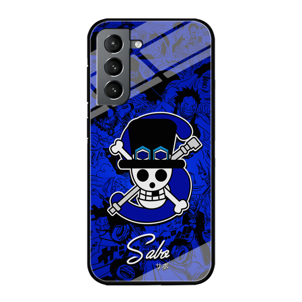 One Piece Sabo Logo Comic Samsung Galaxy S24 Plus Case-Phone Case-Tempered Glass Case-Altracase