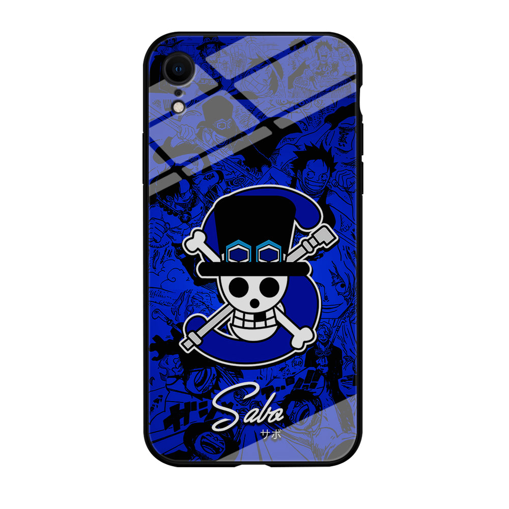 One Piece Sabo Logo Comic iPhone XR Case-Phone Case-Tempered Glass Case-Altracase