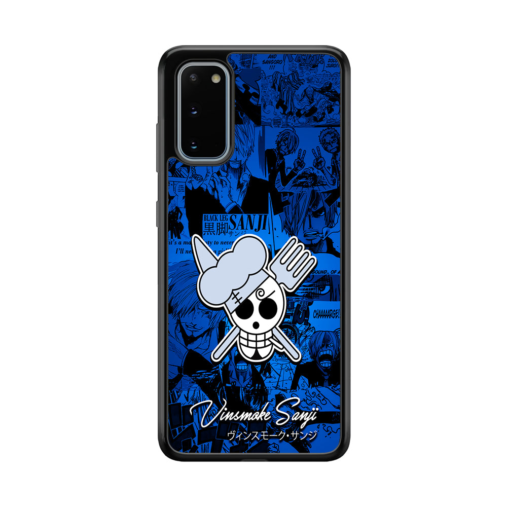 One Piece Sanji Logo Comic Samsung Galaxy S20 Case-Phone Case-Tempered Glass Case-Altracase