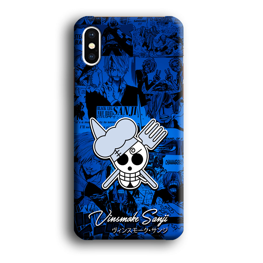 One Piece Sanji Logo Comic iPhone Xs Case-Phone Case-3D Case-Altracase