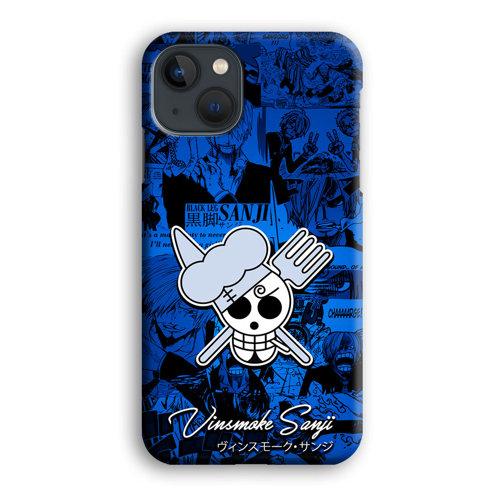 One Piece Sanji Logo Comic iPhone 15 Plus Case-Phone Case-3D Case-Altracase