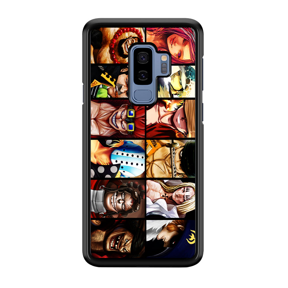 One Piece Supernova Samsung Galaxy S9 Plus Case-Phone Case-Rubber Black (2D Case)-Altracase