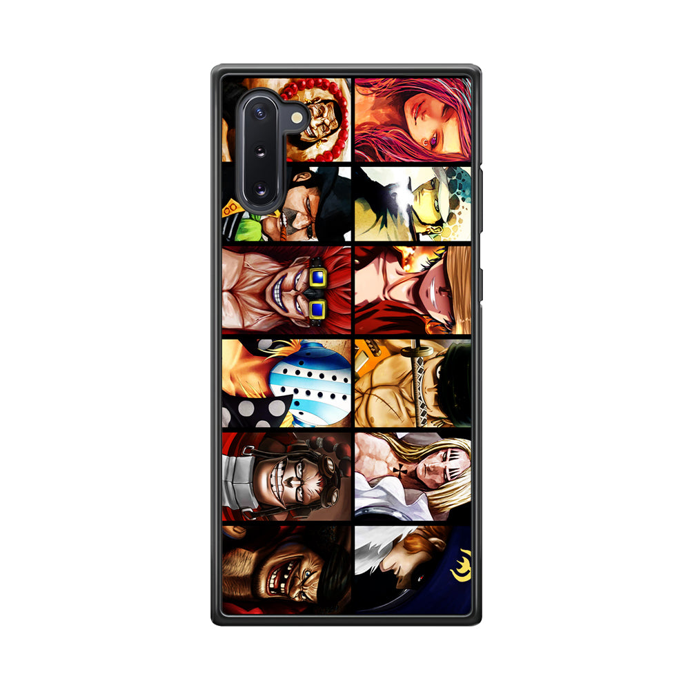 One Piece Supernova Samsung Galaxy Note 10 Case-Phone Case-Rubber Black (2D Case)-Altracase